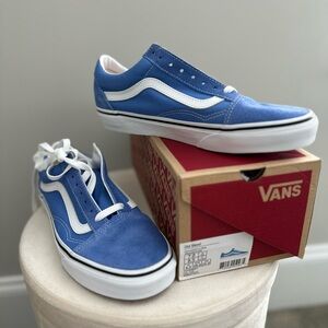 Vans Classic Blue and White Unisex Sneakers